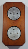 Vintage Taylor Wood Case Hygrometer and Barometer Weather Station Made in Japan