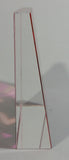 Rare Donny & Marie Osmond Hot Pink and Clear Lucite Resin Paperweight