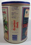 Cracker Jacks Always on Top World's Famous Confections Baseball 8" Tall Tin Metal Canister