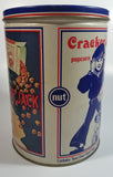 Cracker Jacks Always on Top World's Famous Confections Baseball 8" Tall Tin Metal Canister