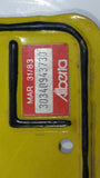 Vintage 1980s Alberta Wild Rose Country Yellow with Black Letters Passenger Vehicle Metal License Plate Tag VXT - 776