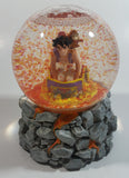 Schmid Disney Aladdin Animated Movie Film Hand Painted Rotating 5 3/4" Tall Musical Snow Globe Plays Arabian Nights