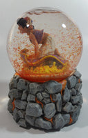 Schmid Disney Aladdin Animated Movie Film Hand Painted Rotating 5 3/4" Tall Musical Snow Globe Plays Arabian Nights