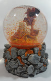 Schmid Disney Aladdin Animated Movie Film Hand Painted Rotating 5 3/4" Tall Musical Snow Globe Plays Arabian Nights