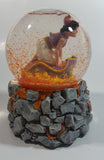 Schmid Disney Aladdin Animated Movie Film Hand Painted Rotating 5 3/4" Tall Musical Snow Globe Plays Arabian Nights