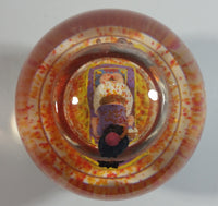 Schmid Disney Aladdin Animated Movie Film Hand Painted Rotating 5 3/4" Tall Musical Snow Globe Plays Arabian Nights