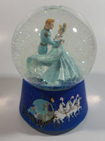 Enesco Disney Cinderella Animated Movie Film 5 1/2" Tall Musical Snow Globe Plays Let Me Call You Sweetheart