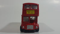 Route Master Double Decker Bus Red Die Cast Toy Car Vehicle