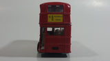 Route Master Double Decker Bus Red Die Cast Toy Car Vehicle