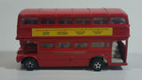 Route Master Double Decker Bus Red Die Cast Toy Car Vehicle