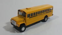 Toy Smith School Bus Yellow Pullback Friction Motorized Die Cast Toy Car Vehicle