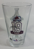 NHL Molson Canadian The Alumni 2001 Colorado Avalanche Stanley Cup Champions #19 Joe Sakic 5 3/4" Tall Glass Beer Cup