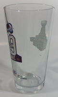 NHL Molson Canadian The Alumni 2001 Colorado Avalanche Stanley Cup Champions #19 Joe Sakic 5 3/4" Tall Glass Beer Cup