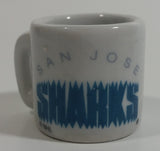 NHL Ice Hockey San Jose Sharks Team Mini Miniature Ceramic Mug