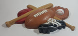 1992 Burwood Products 3260 Baseball Football Themed Hard Plastic 3D Wall Decor