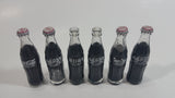 Vintage Enjoy Coca-Cola Coke Enjoy Sprite Different Languages 12 Miniature Glass Bottles in Red Plastic Holder