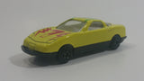 Greenbrier International DTSC Imports Yellow Sports Car #7 Die Cast Toy Car Vehicle