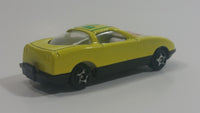 Greenbrier International DTSC Imports Yellow Sports Car #7 Die Cast Toy Car Vehicle