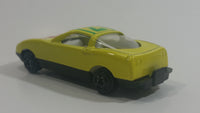 Greenbrier International DTSC Imports Yellow Sports Car #7 Die Cast Toy Car Vehicle