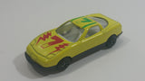 Greenbrier International DTSC Imports Yellow Sports Car #7 Die Cast Toy Car Vehicle