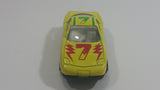 Greenbrier International DTSC Imports Yellow Sports Car #7 Die Cast Toy Car Vehicle