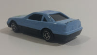 Unknown Brand Sky Blue Sports Car #25 Die Cast Toy Car Vehicle Made in China