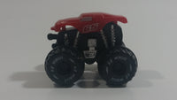 Unknown Brand Red Monster Truck #65 Miniature Plastic Die Cast Toy Car Vehicle