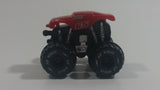 Unknown Brand Red Monster Truck #65 Miniature Plastic Die Cast Toy Car Vehicle