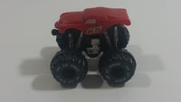 Unknown Brand Red Monster Truck #65 Miniature Plastic Die Cast Toy Car Vehicle