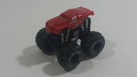 Unknown Brand Red Monster Truck #65 Miniature Plastic Die Cast Toy Car Vehicle