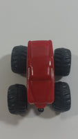 Unknown Brand Red Monster Truck #65 Miniature Plastic Die Cast Toy Car Vehicle