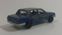 Vintage Summer Marz Karz Volvo 760 Sedan #1 Blue No. 8802 Die Cast Toy Car Vehicle Made in China