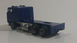 Summer Marz Karz No. S8567 Kenworth K100 Semi Tractor Truck Dark Blue 1/90 Scale Die Cast Toy Car Vehicle