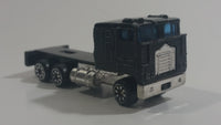 Summer Marz Karz No. S8567 Freightliner Semi Tractor Truck Black Die Cast Toy Car Vehicle