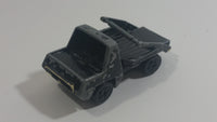 Vintage PlayArt Dump Truck Black Die Cast Toy Car Vehicle Missing the Bin and Windshield - Hong Kong