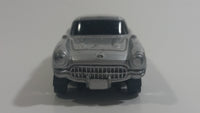 Maisto '57 Chevrolet Corvette Silver Grey With Red Stripe Die Cast Toy Car Vehicle