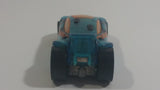 2009 Hot Wheels Tire Tread Raceway Vandetta Blue #9 Die Cast Toy Car Vehicle