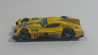 2009 Hot Wheels Track Legends Formul8r Yellow Die Cast Toy Car Vehicle