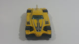 2009 Hot Wheels Track Legends Formul8r Yellow Die Cast Toy Car Vehicle