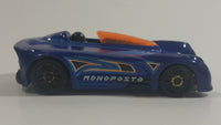 2015 Hot Wheels Monoposto Blue Die Cast Toy Car Vehicle