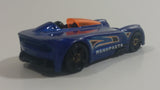 2015 Hot Wheels Monoposto Blue Die Cast Toy Car Vehicle