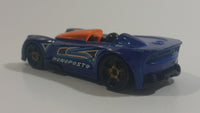 2015 Hot Wheels Monoposto Blue Die Cast Toy Car Vehicle