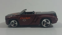 2001 Hot Wheels Company Cars Dodge Sidewinder Truck Burgundy Die Cast Toy Car Vehicle