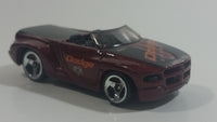 2001 Hot Wheels Company Cars Dodge Sidewinder Truck Burgundy Die Cast Toy Car Vehicle