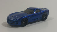 2006 Hot Wheels First Editions 2006 Dodge Viper Coupe Metalflake Blue Die Cast Toy Car Vehicle