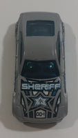 2003 Hot Wheels Nissan Z John Brown 004 Sheriff Police Cop Flat Grey Die Cast Toy Car Vehicle