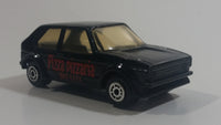 Maisto VW Golf GTI Pizza Pizzaria 967-1111 Black Die Cast Toy Car Vehicle