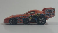 2000 Hot Wheels Speed Blaster Pontiac Firebird Funny Car Metalflake Orange Die Cast Toy Car Vehicle