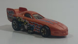 2000 Hot Wheels Speed Blaster Pontiac Firebird Funny Car Metalflake Orange Die Cast Toy Car Vehicle