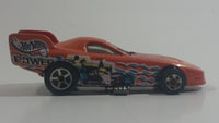 2000 Hot Wheels Speed Blaster Pontiac Firebird Funny Car Metalflake Orange Die Cast Toy Car Vehicle